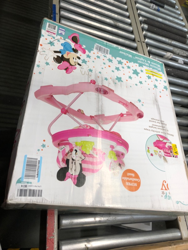 Photo 1 of Disney Minnie Mouse Glitter Music and Lights Walker, Pink
