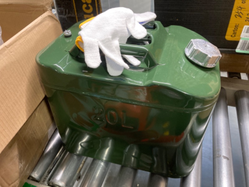 Photo 3 of 5 Gallon Metal Tank, Jerry Can - (20L Green)