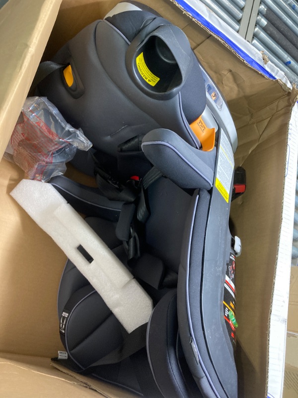 Photo 3 of Chicco MyFit Harness + Booster Car Seat, 5-Point Harness Car Seat and High Back Booster Seat, For children 25-100 lbs. | Fathom/Grey/Blue Fathom/Grey/Blue MyFit