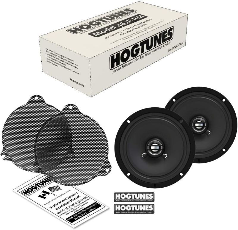 Photo 1 of Hogtunes 462F-RM 6.5" Front Replacement Speakers for 2014-Current Harley-Davidson FLH Touring Models - 1 PACK