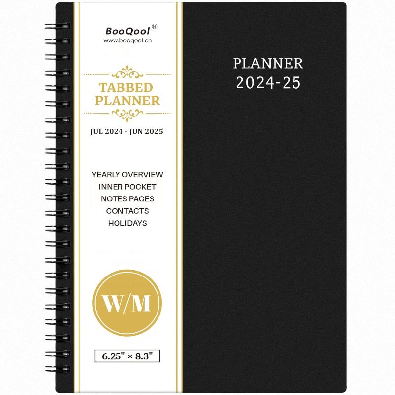 Photo 1 of Planner 2024-2025 - July 2024 - June 2025, 2024-2025 Academic Planner with 12 Months, Planner 2024-2025 Daily Weekly and Monthly with Tabs, 6.25" × 8.3", Improving Your Time Management Skill