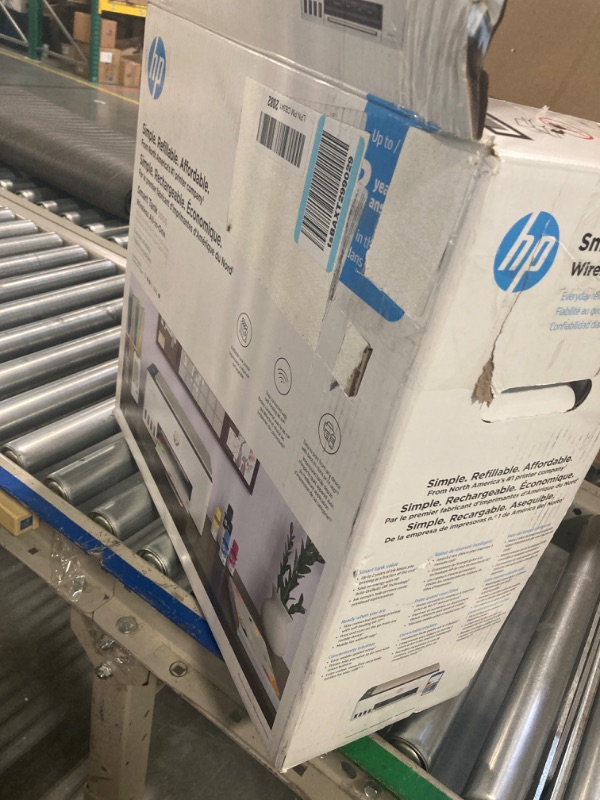 Photo 1 of HP Smart Tank 5000 Wireless All-in-One Ink Tank Printer with up to 2 years of ink included, mobile print, scan, copy, white, 17.11 x 14.23 x 6.19