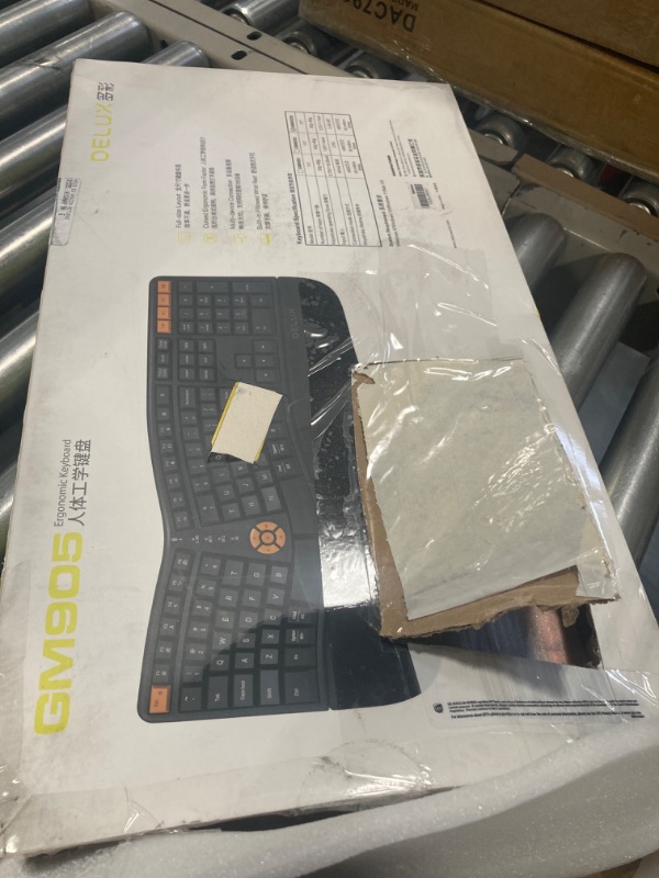 Photo 1 of *Similar Item* Ergonomic Keyboard and Mouse Wireless Combo (2.4G+BT) - Comfortable Bluetooth Ergonomic Wireless Split Keyboard and Mouse with Wrist Rest and 6 Button Ergo Mouse
