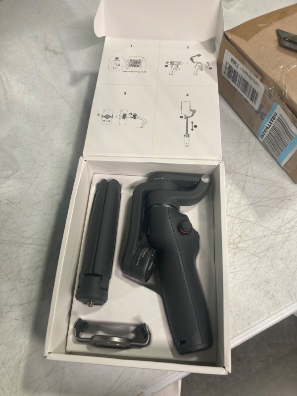 Photo 3 of DJI Osmo Mobile 6 Smartphone Gimbal Stabilizer, 3-Axis Phone Gimbal, Built-In Extension Rod, Portable and Foldable, Android and iPhone Gimbal with ShotGuides, Vlogging Stabilizer, YouTube TikTok Video