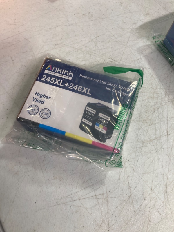 Photo 1 of Ankink Compatible Ink Cartridge Replacement for Canon 245XL 246XL Color 246 XL for MX490 MX492 MG2522 TS3100 TS3122 TS3300 TS3322 TS3320 TR4500 TR4520 TR4522 MG2500 Printer Tricolor (Color 2-Pack)