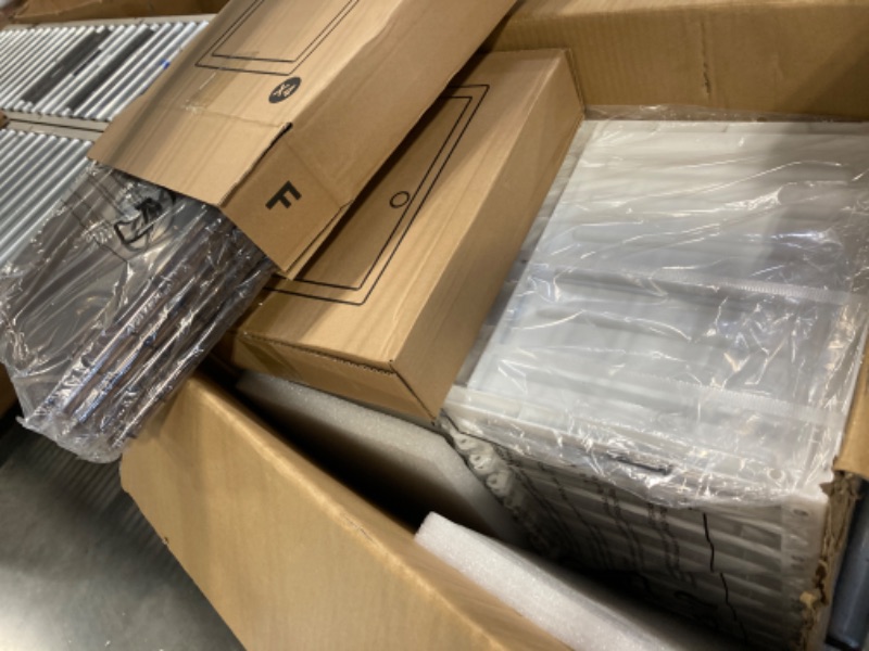 Photo 1 of ANTBOX Foldable Shoe Rack,Shoe Organizers for Closet Plastic Shoe Storage Box for Entryway,Living Room,Large Sturdy Stackable Sneaker Cabinet Bins with Magnetic Clear Door 8 Tiers 16 Pairs