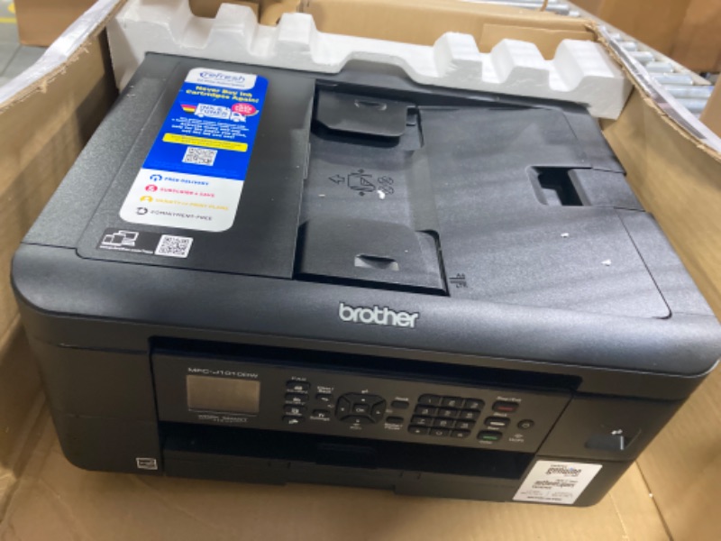 Photo 3 of Brother MFC-J1010DW Wireless Color Inkjet All-in-One Printer with Mobile Device and Duplex Printing, Refresh Subscription and Amazon Dash Replenishment Ready