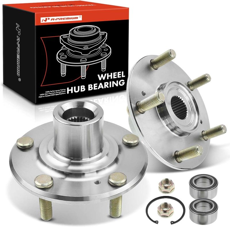 Photo 1 of A-Premium Wheel Hub Bearings Assembly Compatible with Honda Accord 2005-2007 Element 2007-2010 Acura TSX TL ILX Front Side 2-PC Set