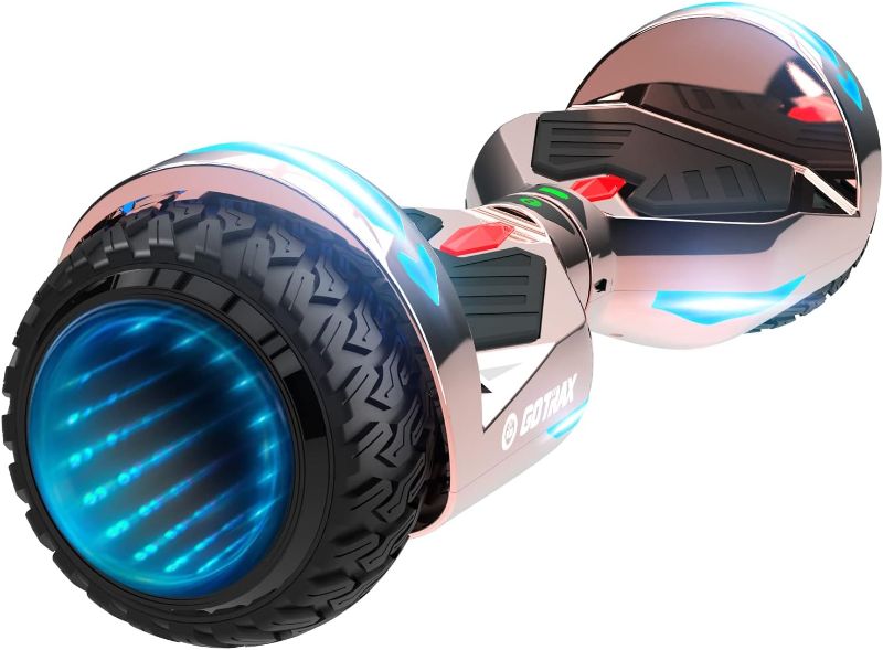 Photo 1 of Gotrax NOVA PRO Hoverboard with LED 6.5" Offroad Tires, Music Speaker and 6.2mph & 5 Miles, UL2272 Certified, Dual 200W Motor and 93.6Wh Battery All Terrain Self Balancing Scooters for Kids Adults(Rosegold)
