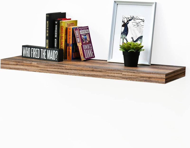 Photo 1 of *****brand new***** WELLAND 12" Deep Wall Shelves, Floating Wall Shelf Large Floating Shelves, 35.43" L x 11.81" D x 2" T, Deeper Than Others, Retro