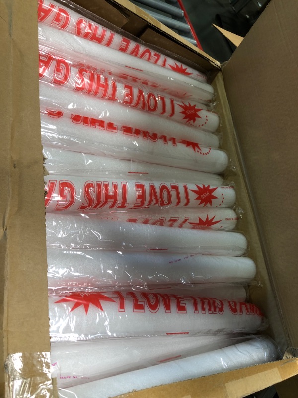 Photo 1 of 130 PCS Giant 16 Inch Foam Glow Sticks with 3 Modes Colorful Flashing, LED Light Stick, Glow in the Dark Party Suppliesfor Wedding, Raves, New Year Carnival
