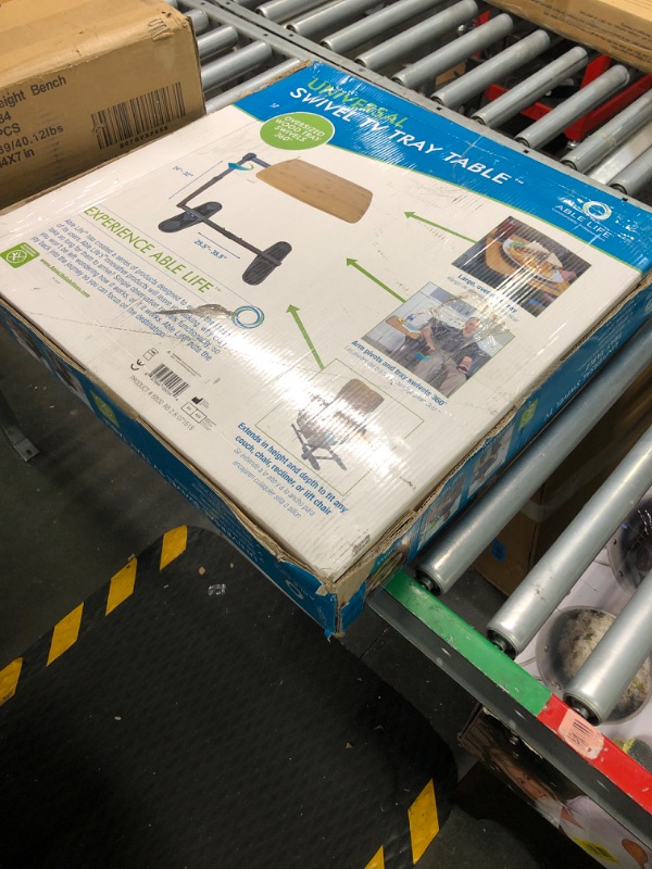 Photo 1 of Able Life Universal Swivel TV Tray Table, Portable Laptop Desk, Adjustable Couch Desk for Computers