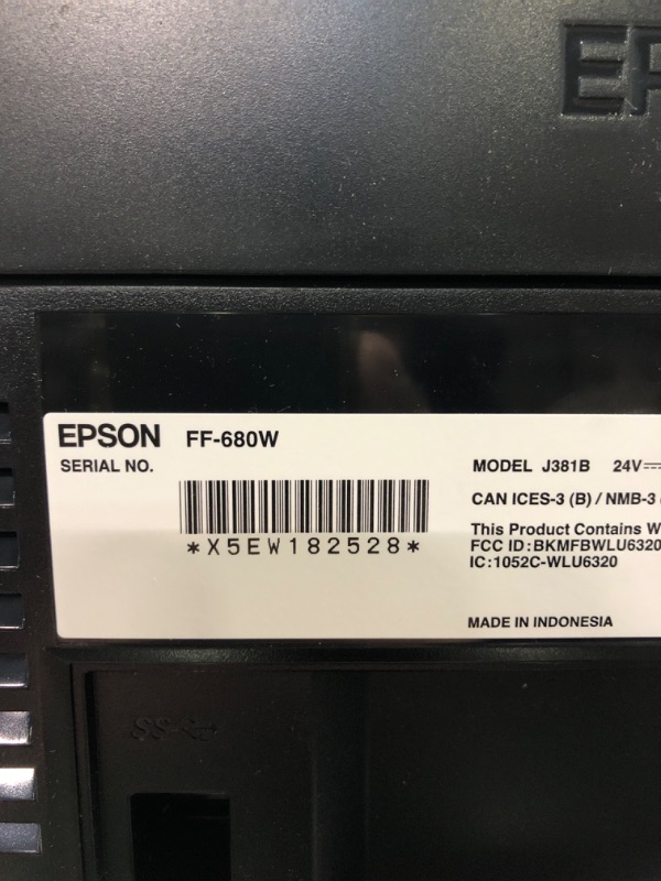 Photo 5 of Epson FastFoto FF-680W Wireless High-Speed Photo and Document Scanning System, Black