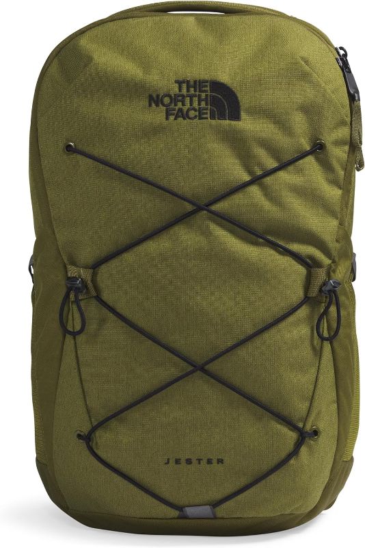 Photo 1 of *DAMAGE* THE NORTH FACE Jester Everyday Laptop Backpack, Forest Olive Light Heather/TNF Black, One Size