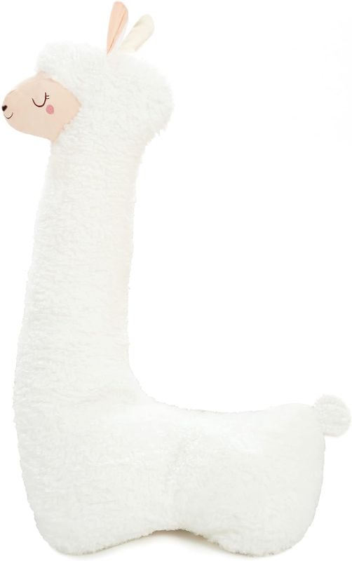 Photo 1 of **New open**Deaboat 40" Giant Alpaca Plush Pillow Llama Stuffed Animal Toys Llama Long Body Plushie Home Decor for Girls Kids Adults