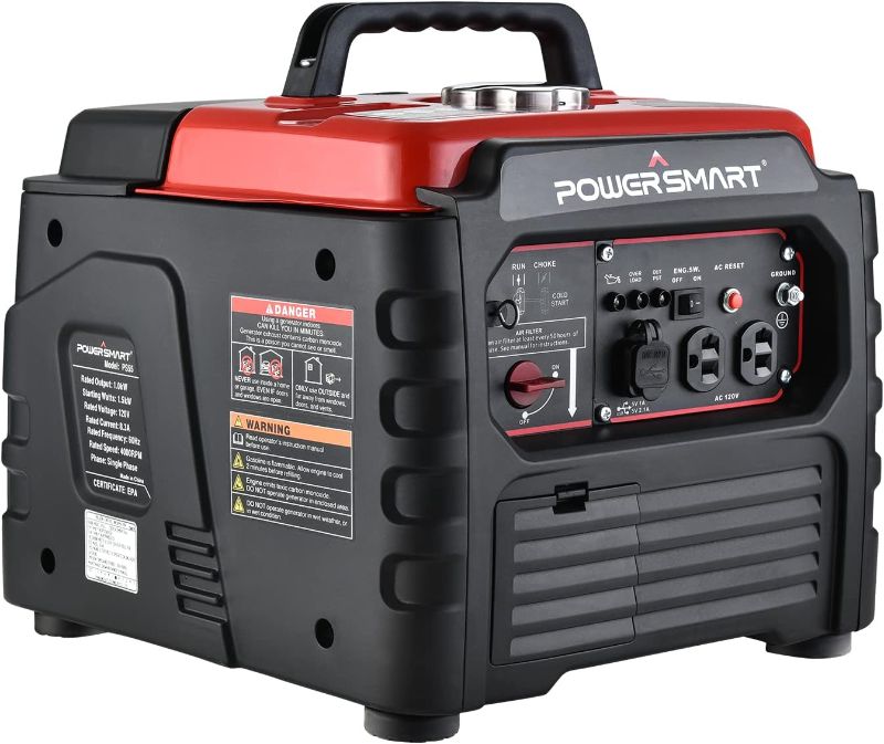 Photo 1 of **used**PowerSmart Portable Inverter Generator, 1500W Super Quiet 4-Stroke Engine, EPA & CARB Compliant, Lightweight for Tailgating and Camping
