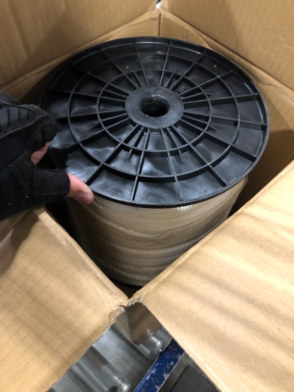 Photo 2 of 2500Lbs Mule Tape 1053ft X 3/4’’ Polyester Mule Webbing for Wire & Cable Conduit Work Variable Functions Heavy Duty Pull Tape Flat Rope for Pulling/Loading/Packing Under Any Weather Condition Muletape