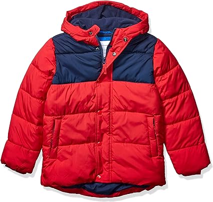 Photo 1 of Amazon Essentials Heavyweight Hooded Puffer Jacket
