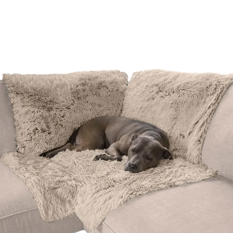 Photo 1 of **Good Used**Luxury Fur Snuggle Spot Furniture Protector
