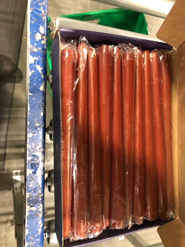 Photo 2 of 20 Brown Taper Candles,10'' Tall Candles,Candle Sticks Bulk,Smokeless Candle Sticks, Unscented Tall Candles,Long and Clean Burning Candles,Dripless Taper Candles,7~8H Burning Time