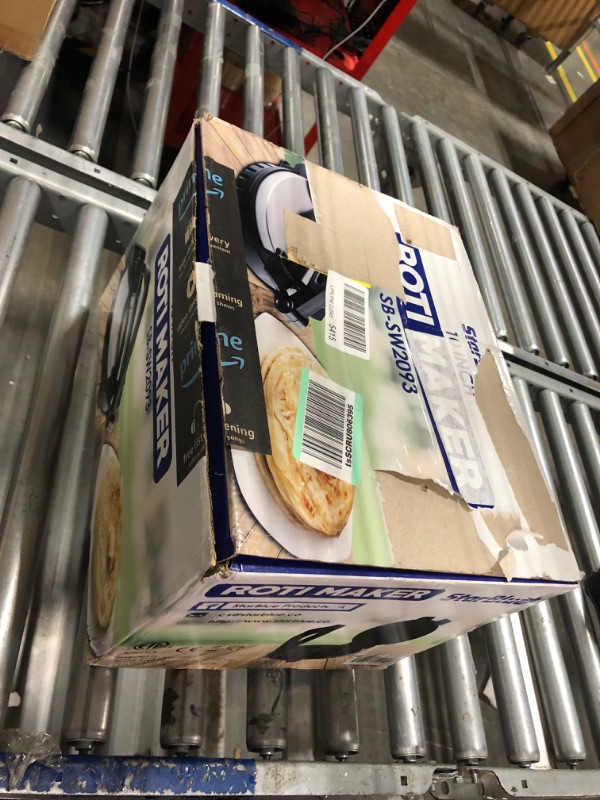 Photo 3 of 10inch Roti Maker by StarBlue with FREE Roti Warmer - The automatic Stainless Steel Non-Stick Electric machine to make Indian style Chapati, Tortilla, Roti AC 110V 50/60Hz 1200W SB-SW2093