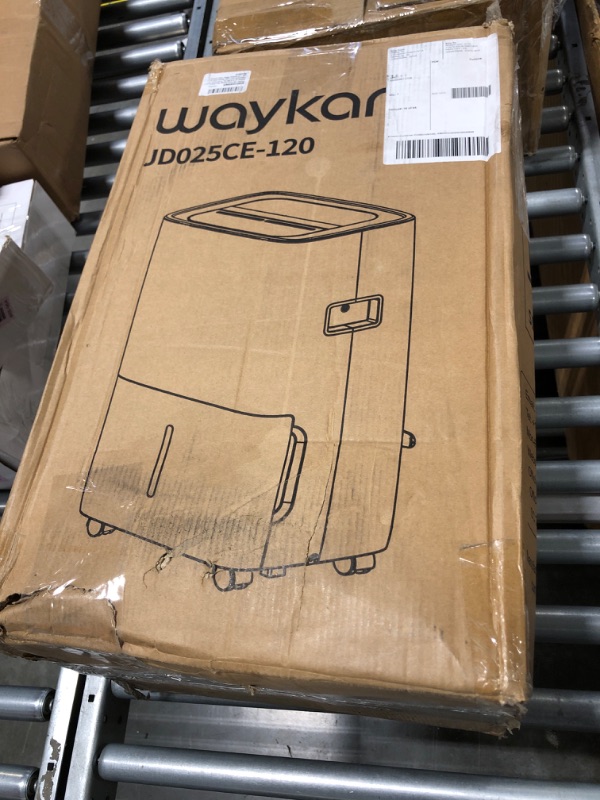 Photo 3 of ****PARTS ONLY NON-WORKING DEHUMIDIFIER----Waykar 80 Pints Energy Star Dehumidifier for Spaces up to 5,000 Sq. Ft at Home, in Basements and Large Rooms with Drain Hose and 1.14 Gallons Water Tank (JD025CE-80)