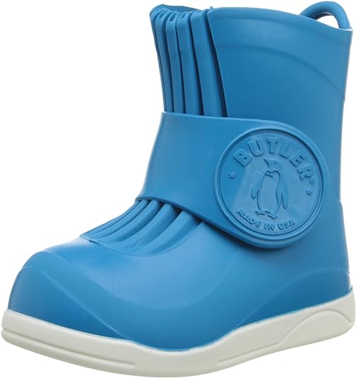 Photo 1 of Butler Overboot, Rain Boots for Girls and Boys, Teal Tales, Size 12