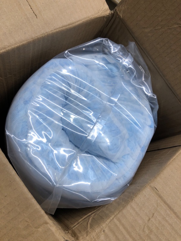 Photo 1 of Molblly Bean Bag Filler Foam 5lbs Blue Premium Shredded Memory Foam Filling for Pillow Dog Beds Chairs Cushions and Arts Crafts, Added Gel Particles? Soft and Great for Stuffing?5 Pound 1-Pack? 