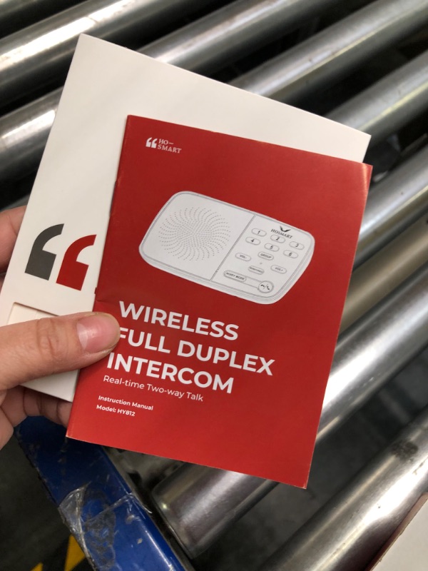 Photo 4 of Hosmart UltraSpeak Intercoms Wireless for Home, Full Duplex Wireless Intercom System for Home Use, House Intercom Two Way Real-time Intercom System for Business with 1200 Feet Range (2 Stations)