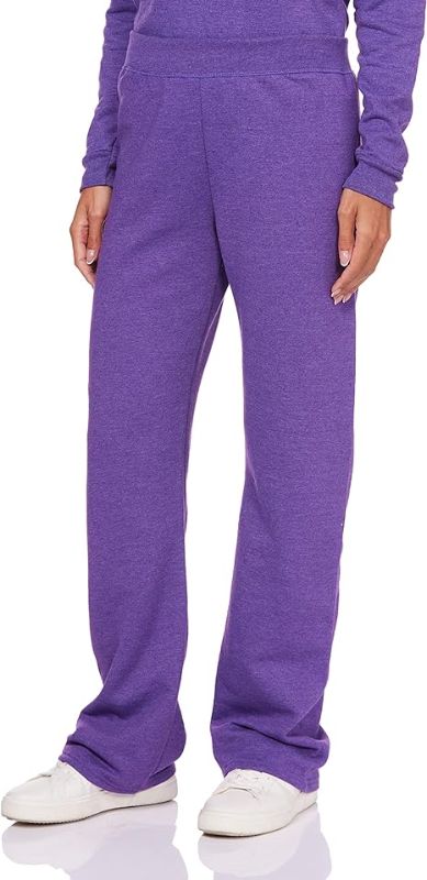 Photo 1 of Hanes Women’s Sweatpants, ComfortSoft EcoSmart Open Leg Fleece Sweatpants