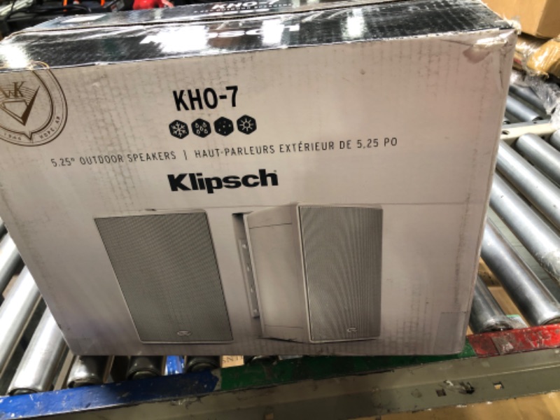 Photo 2 of Klipsch KHO-7 Outdoor Loudspeaker (Pair, White)