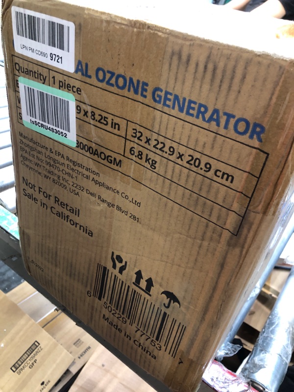 Photo 2 of Ion and Ozone Generator Air Purifier, Ionizer & Deodorizer adjustable up to 3,500 SqFt - Ideal for Dust, Pollen, Pets & Smoke Smell by Mammoth