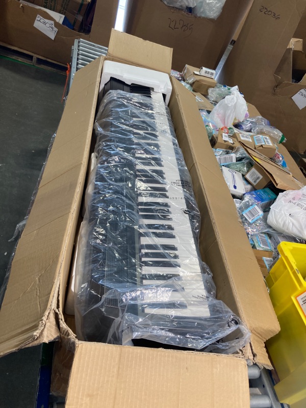 Photo 1 of **FOR PARTS**Donner DEP-10 Beginner Digital Piano, 88 Key Full-Size Semi-Weighted Keyboard, Portable Electric Piano with Sustain Pedal, Power Supply
