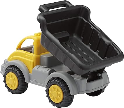 Photo 1 of American Plastic Toys Kids Gigantic Dump Truck, Made In USA, Tilting Dump Bed, Knobby Wheels, & Metal Axles Fit for Indoors & Outdoors, Haul Sand, Dirt, or Toys, for Ages 2 and Up (Color May Vary)