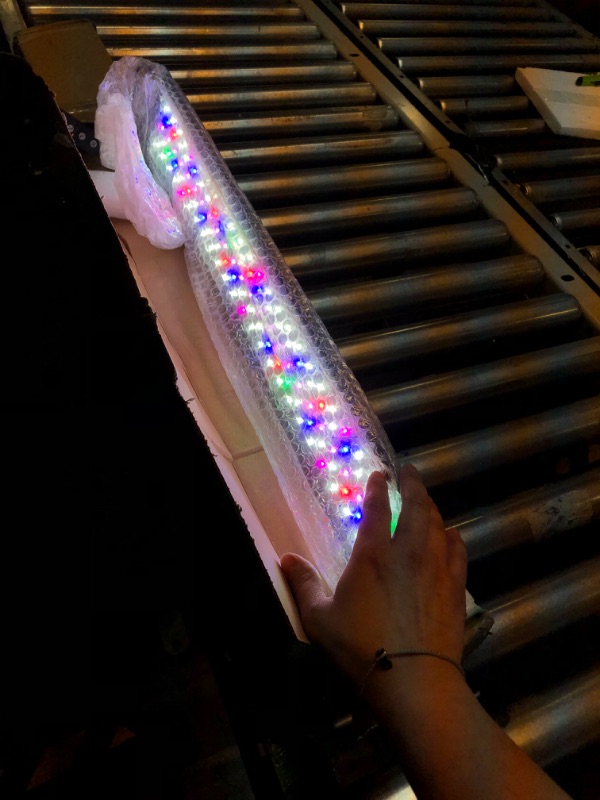 Photo 1 of fishkeeper 45W LED Aquarium Light Full Spectrum Planted Fish Tank Light, 10 Levels of Brightness Adjustable 24/7 Mode with Aluminum Alloy Shell Extendable Brackets for 34-45 inch 45W for 34"-45" tank