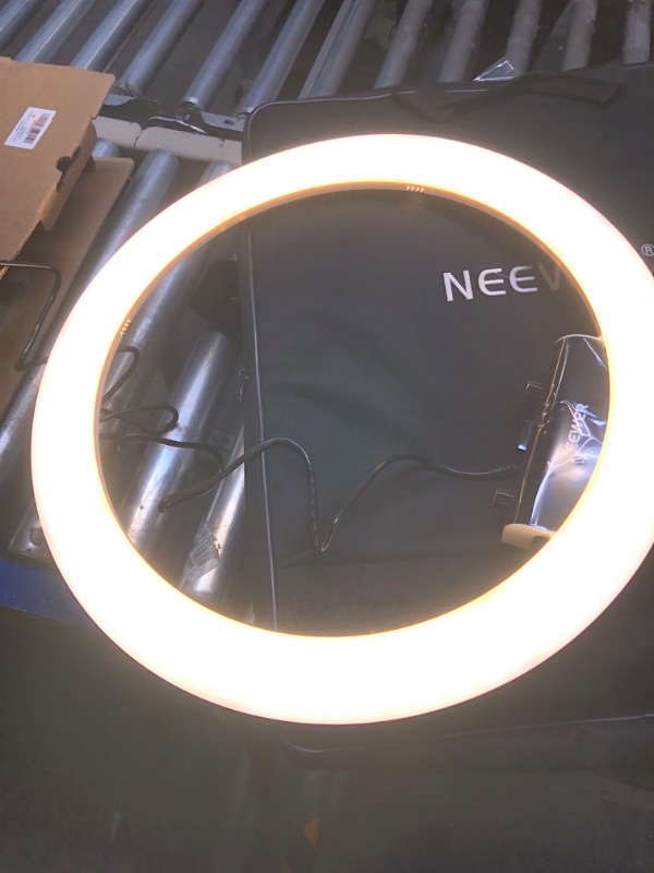 Photo 2 of 
NEEWER Ring Light 18inch Kit: 55W 5600K Professional LED Ring Light with Stand and Phone Holder, Soft Tube & Bag for Tattoo Lash Extension Barber Makeup...

