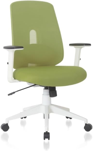 Photo 1 of Nouhaus Palette Ergonomic Office Chair Comfortable Swivel Computer Desk Chair, Lumbar Adjust Rolling Chair. (Green)
