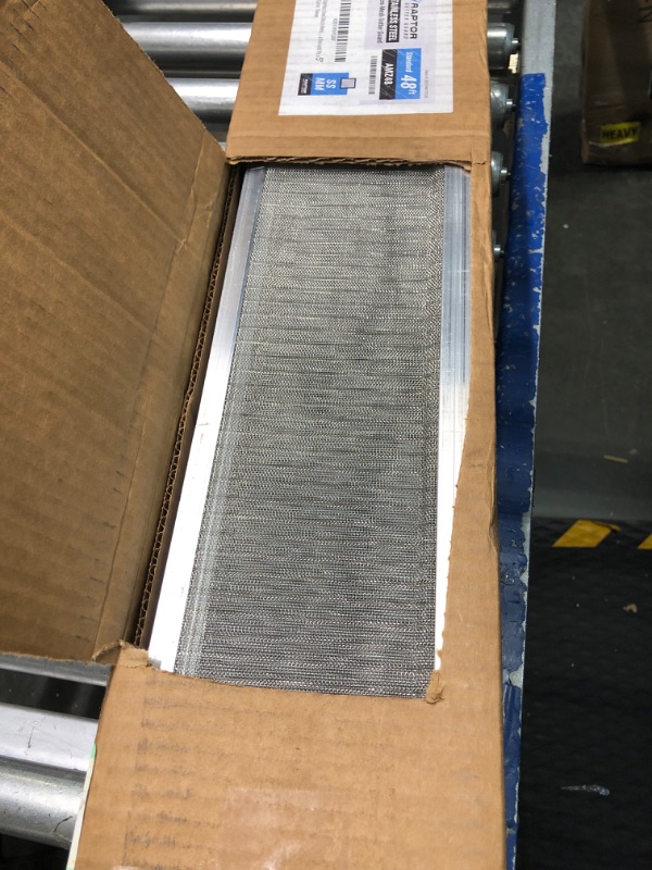 Photo 3 of Stainless Steel Micro-Mesh, Raptor Gutter Guard: A Contractor-Grade DIY Gutter Cover That fits Any roof or Gutter type-48ft to a Box and fits a 5" Gutter. Standard