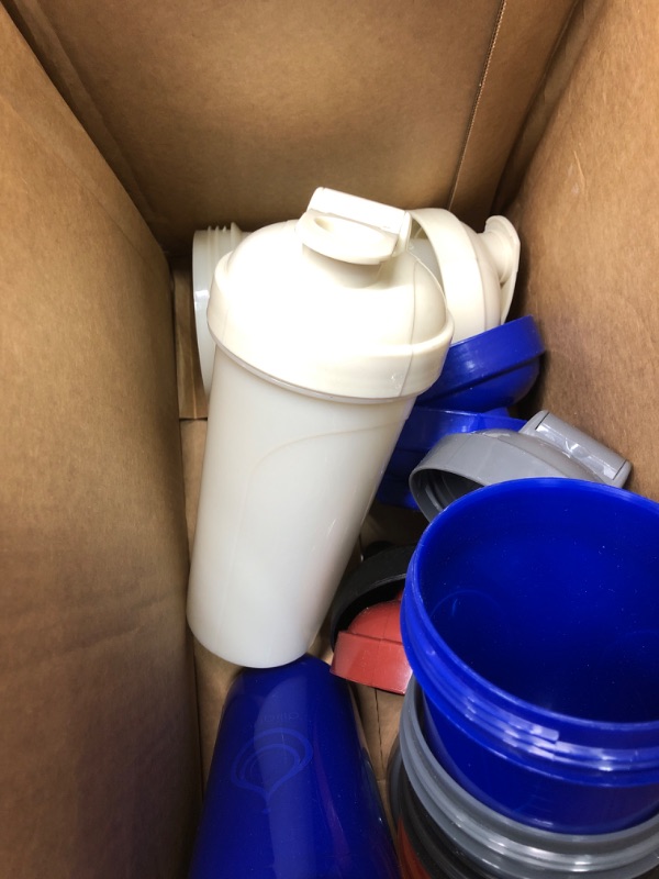 Photo 4 of **USED** diliqua -10 PACK- small Shaker Bottles for Protein Mixes | BPA-Free & Dishwasher Safe | 5 Large 28 oz & 5 20 oz | Blender Shaker Cups for protein shakes
