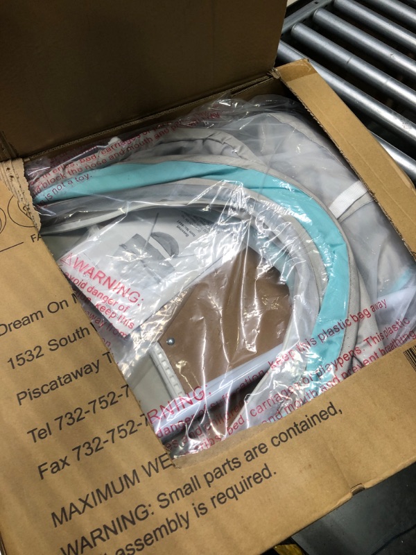 Photo 1 of Dream On Me Karley Bassinet in Blue/Grey