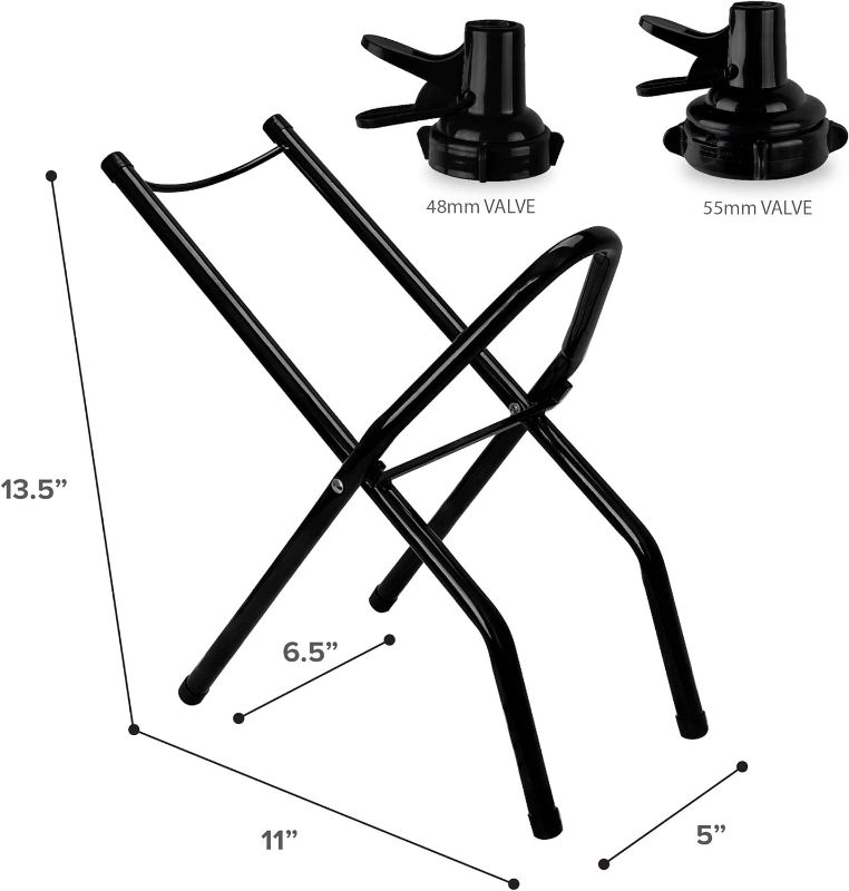 Photo 1 of  Portable Water Bottle Stand for 19L Buckets - Sturdy Steel Construction