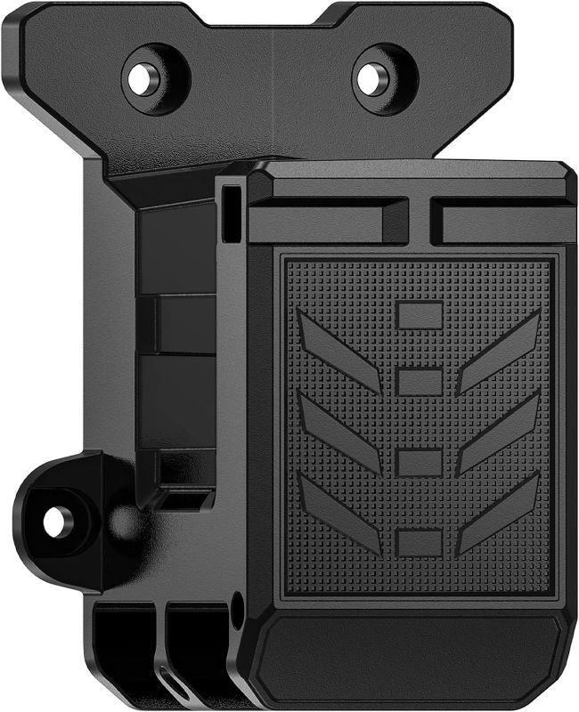 Photo 1 of 2023 Newest AR15 Wall Mount with Double Mag Holder for 223/5.56 Rifle, AR-15 Wall Rack Runner Mount Display with Vertical and Horizontal Rifle Holder Withstand AWW 