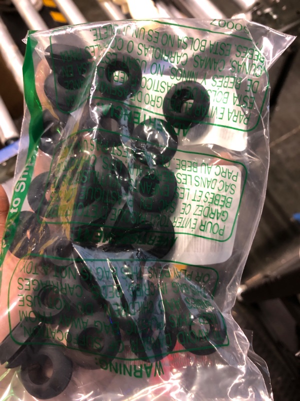 Photo 2 of Rubber Grommet 1/2 Inch, Hydro Rubber Grommet Donut Type to make Waterproof Seal in DIY Hydroponic Systems and 16mm or 1/2 Inch Barbed Elbow Tee Straight Y Connector and Vinyl Tubing (Pack of 25)