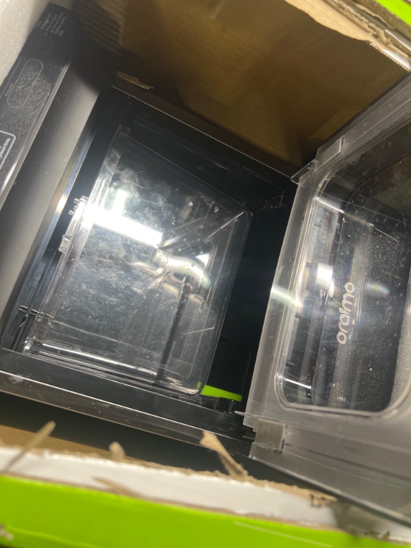 Photo 4 of **NON FUNCTIONAL/SOLD AS PARTS** Oraimo Nugget Ice Maker 812A, Ice Makers Countertop, 33 lbs/Day Chewable Ice, Time Preset on LED Display, Self-Cleaning & Auto Water Refill, Sonic Pebble Ice Machine for Party, RV, Home and Kitchen