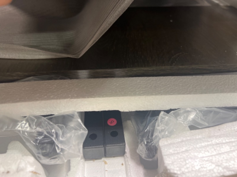 Photo 1 of Bestier Computer Desk with Storage Shelves - 55 Inch Home Office Desks with Reversible Bookshelf - Plenty Leg Room and Easy Assemble, Black Black 55 Inch