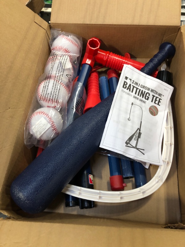 Photo 1 of Franklin Sports Grow-with-Me Kids Baseball Batting Tee + Stand Set for Youth + Toddlers - Youth Baseball, Softball + Teeball Hitting Tee Set for Boys + Girls
