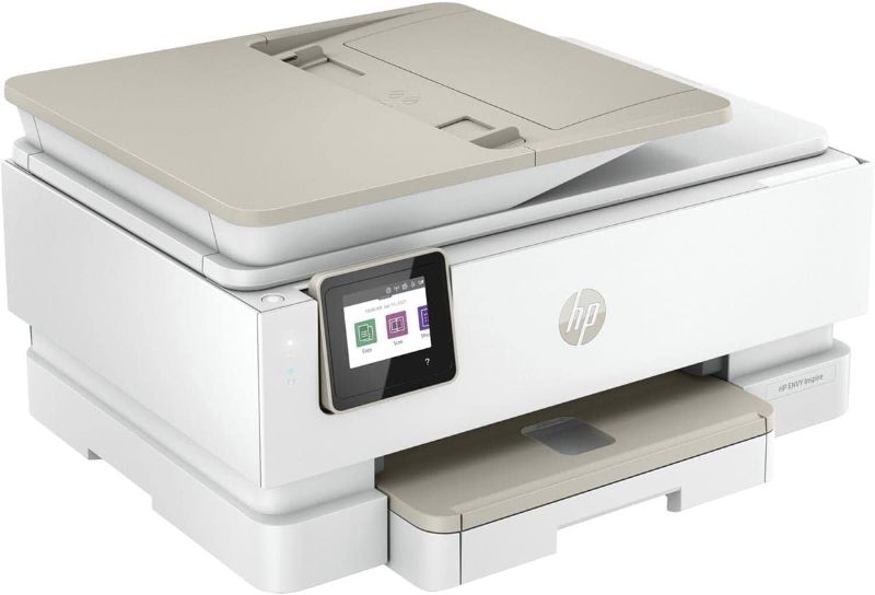 Photo 1 of HP ENVY Inspire 7955e Wireless Color Inkjet Printer, Print, scan, copy, Easy setup, Mobile printing, Best-for home, Instant Ink with HP+,White
