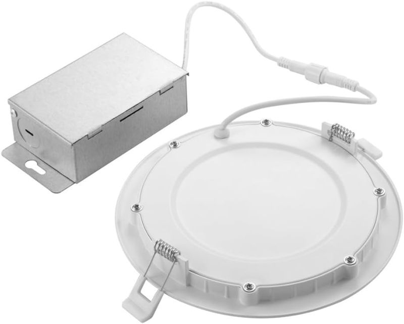 Photo 1 of 1 of the 212 Main's 6 in. 12W 100-120V 30K-40K-50K White Housing CCT Changeable Downlight & Slim LED Panel Light