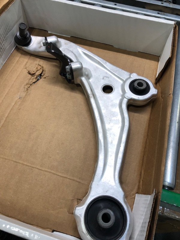 Photo 1 of Detroit Axle - Front Right Lower Control Arm for 2009-2014 Nissan Maxima 2010 2011 2012 2013, Lower Control Arm w/Ball Joint Passenger Side Replacement