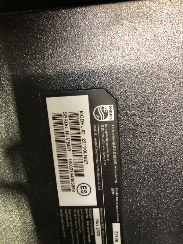 Photo 1 of PHILIPS Computer Monitors 22 inch Class Thin Full HD (1920 x 1080) 75Hz Monitor, VESA, HDMI & VGA Port, 4 Year Advance Replacement Warranty, 221V8LN 22" Class Full HD | VA | 75Hz